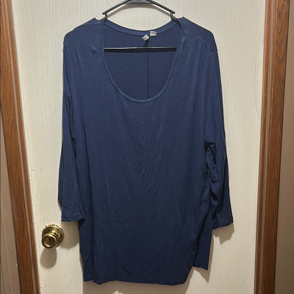 Cato Blue Relaxed Fit Tunic